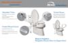 Picture of Bemis Assurance with CleanShield 3" raised toilet seat with arms